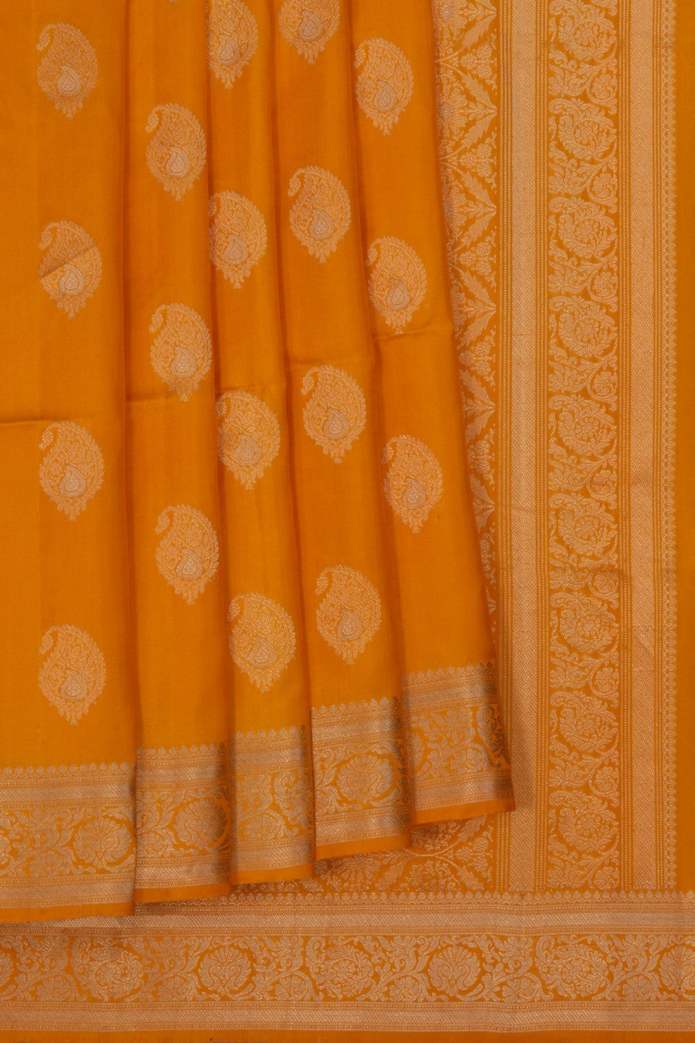 Image of South Silk Yellow Saree